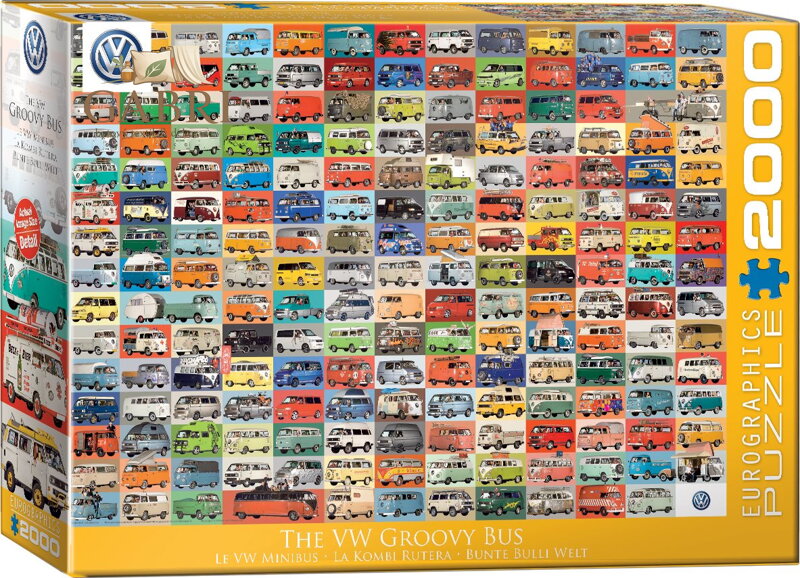 EUROGRAPHICS Puzzle VW Groovy Bus 2000 dílků