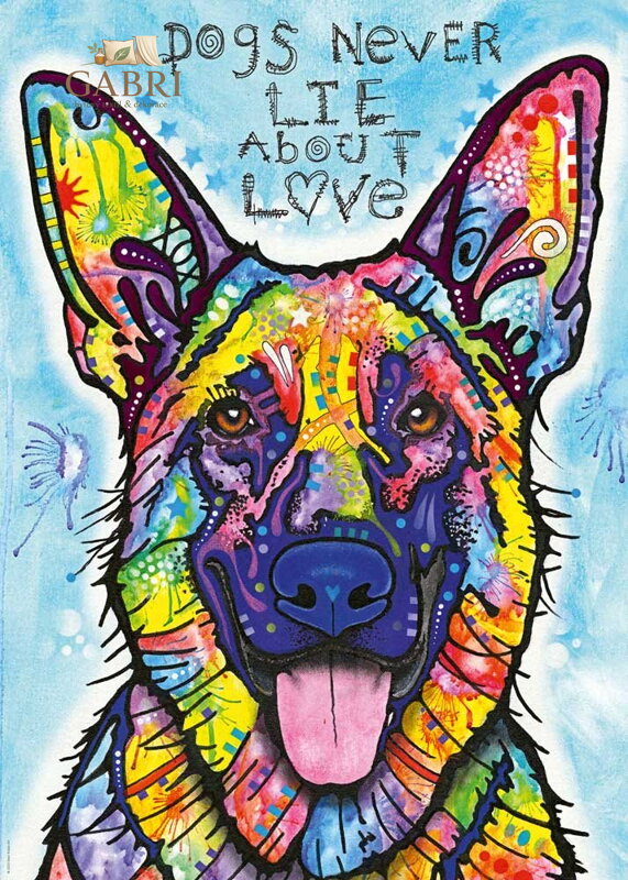 HEYE Puzzle Jolly Pets: Psi nikdy nelžou 1000 dílků