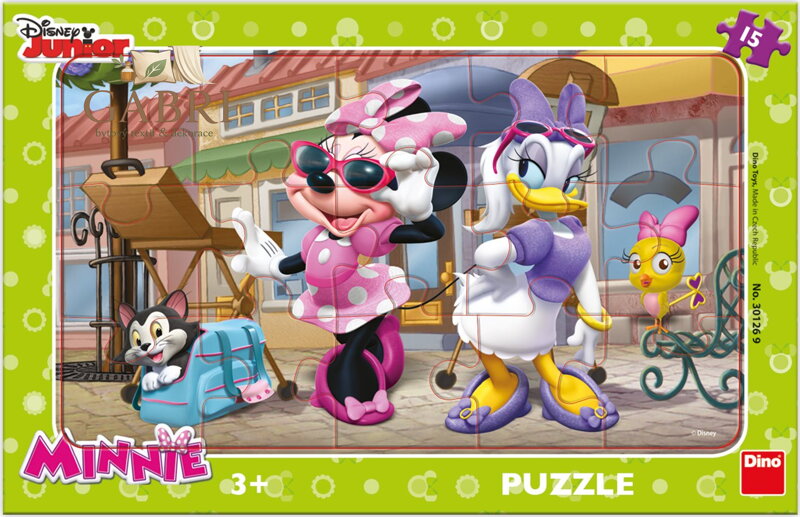 DINO Puzzle Minnie na Montmartru 15 dílků