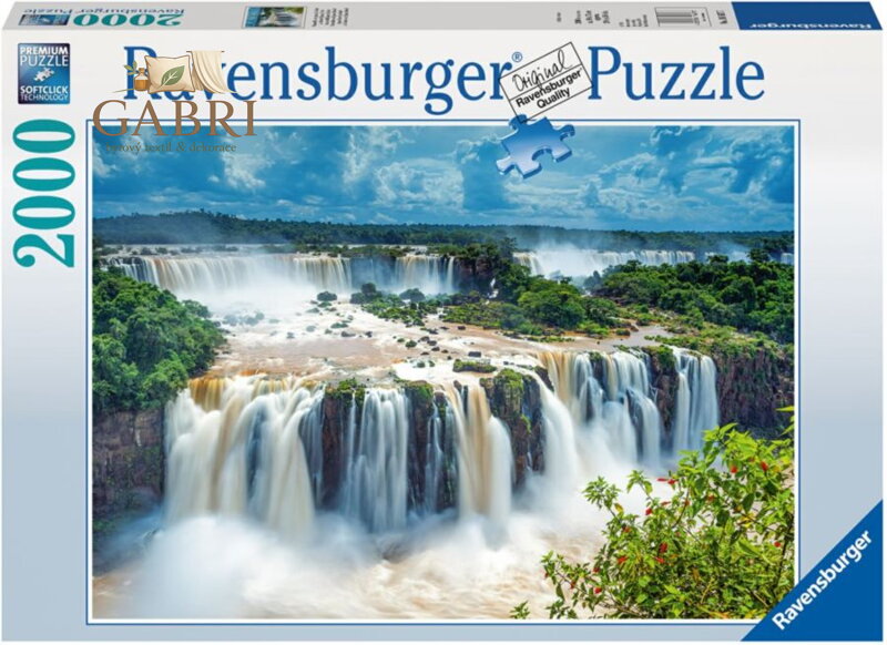 RAVENSBURGER Puzzle Vodopády Iguaçu 2000 dílků