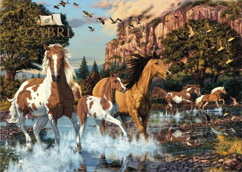 DINO Puzzle Secret Collection: Koně 1000 dílků