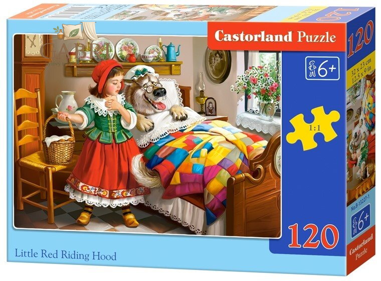 CASTORLAND Puzzle Červená Karkulka 120 dílků