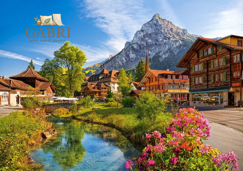 CASTORLAND Puzzle Kandersteg, Švýcarsko 500 dílků