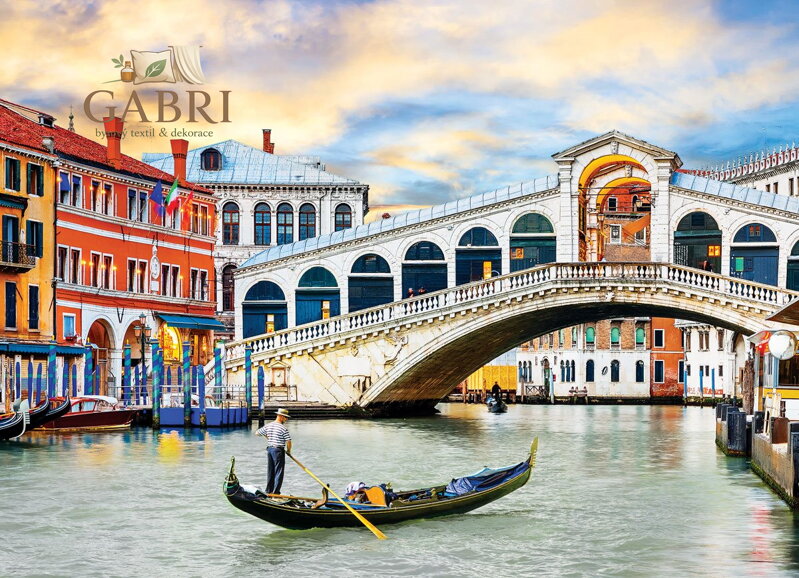 EUROGRAPHICS Puzzle Most Rialto, Benátky 1000 dílků