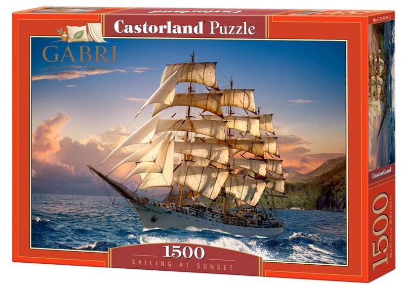 CASTORLAND Puzzle Plavba za soumraku 1500 dílků