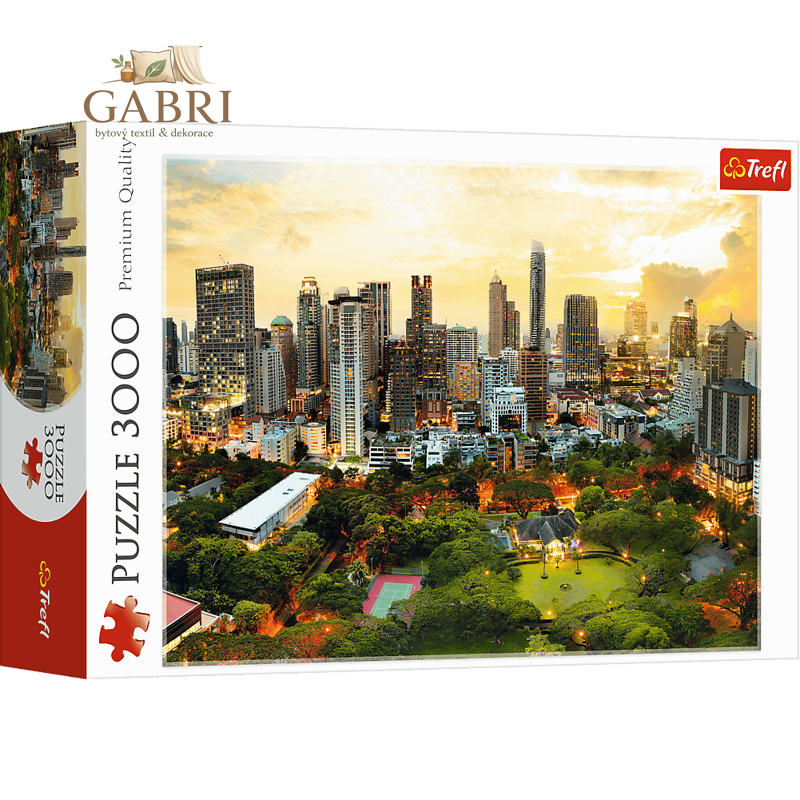 TREFL Puzzle Soumrak v Bangkoku, Thajsko 3000 dílků