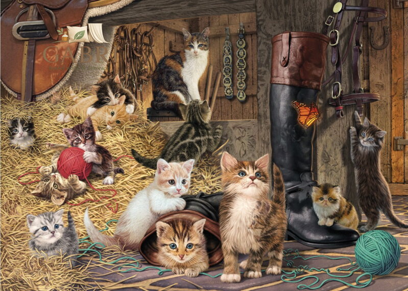 DINO Puzzle Secret Collection: Kočky 1000 dílků