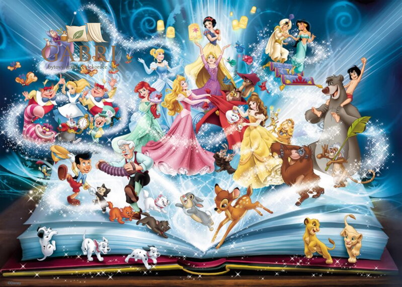 RAVENSBURGER Puzzle Disneyho magická kniha pohádek 1500 dílků