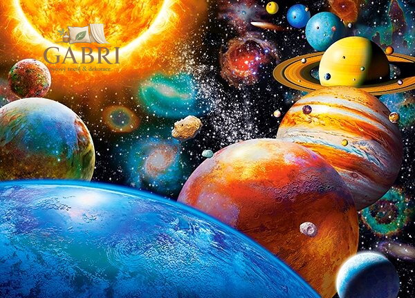 CASTORLAND Puzzle Planety a jejich měsíce 180 dílků