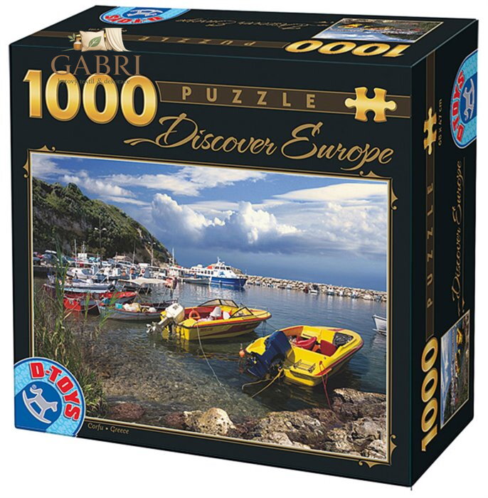 D-TOYS Puzzle Korfu, Řecko 1000 dílků