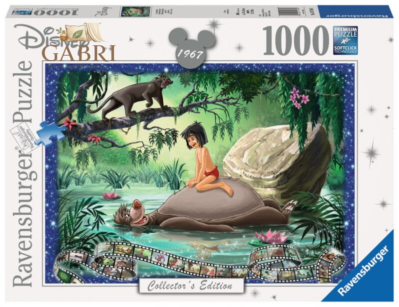 RAVENSBURGER Puzzle Kniha džunglí 1000 dílků