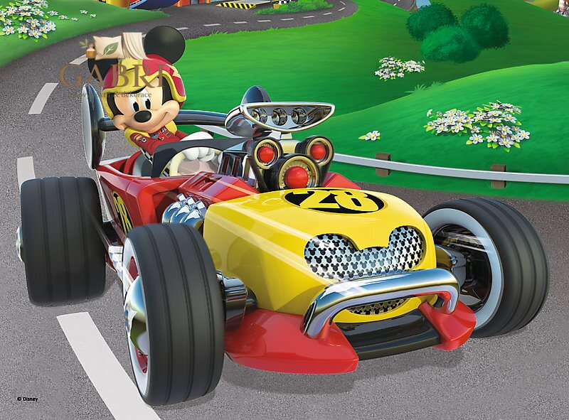 TREFL Puzzle Mickey Mouse: Závodník 20 dílků