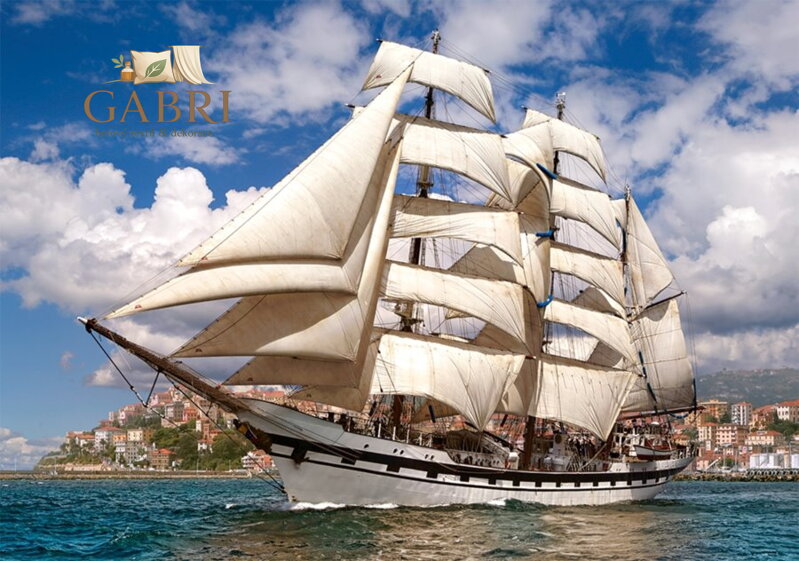 CASTORLAND Puzzle Plachetnice opouštějící přístav 500 dílků