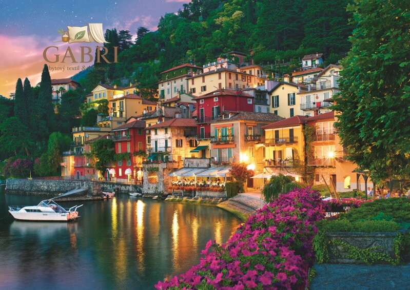 TREFL Puzzle Jezero Como, Itálie 500 dílků