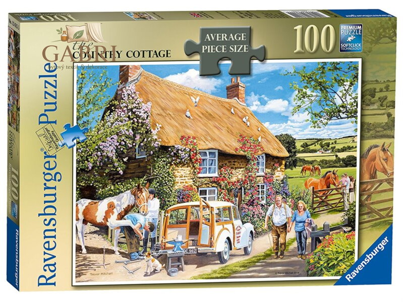 RAVENSBURGER Puzzle Venkovská chalupa 100 dílků