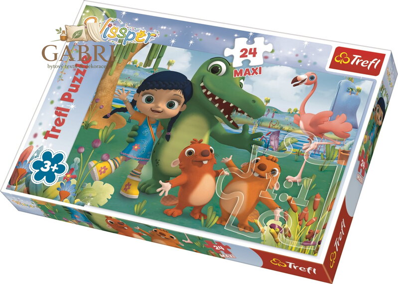 TREFL Puzzle Wissper a zvířecí přátelé MAXI 24 dílků