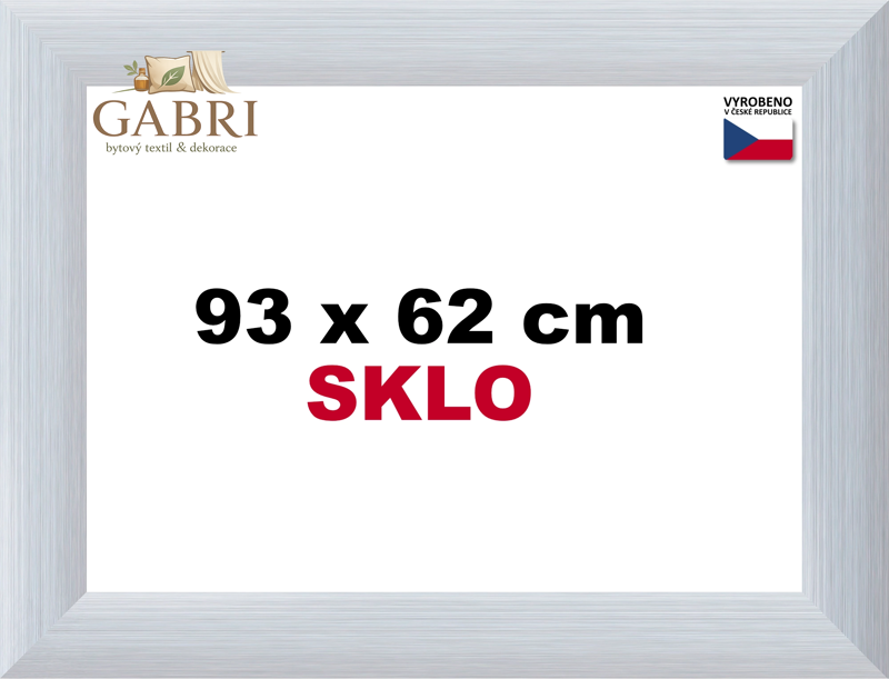 BFHM Alaska hliníkový rám na puzzle 93x62cm - stříbrný