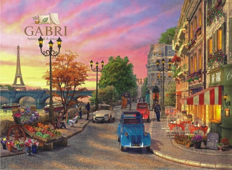 ANATOLIAN Puzzle Západ slunce nad Seinou 1000 dílků