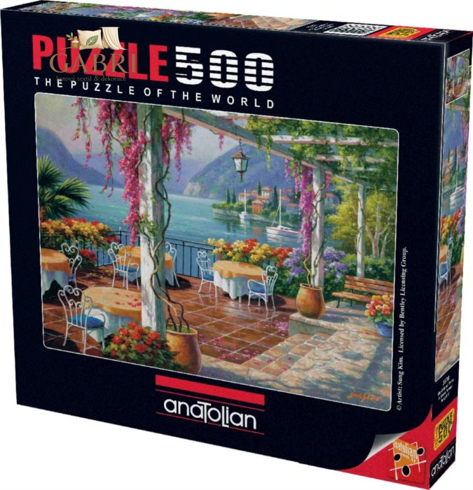 ANATOLIAN Puzzle Terasa s vistáriemi 500 dílků