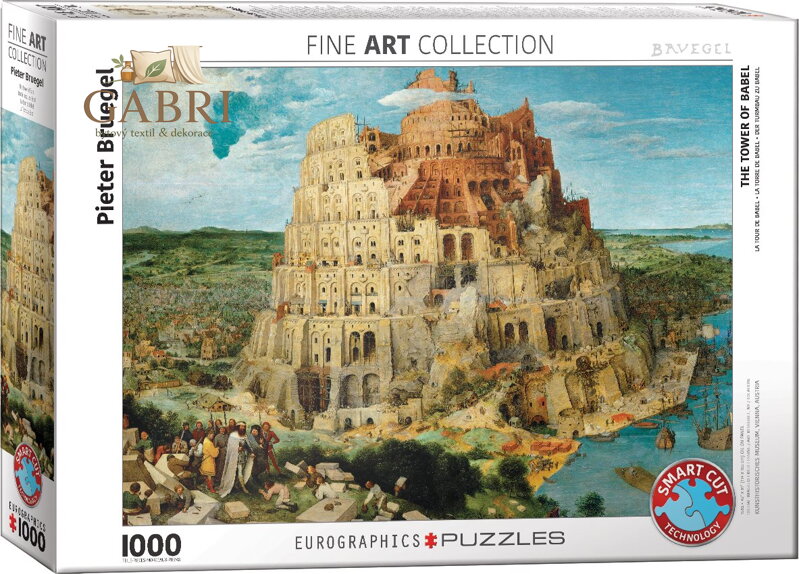 EUROGRAPHICS Puzzle Babylonská věž 1000 dílků