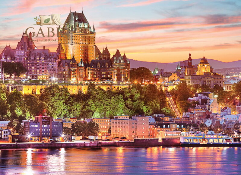 EUROGRAPHICS Puzzle Starý Québec, Kanada 1000 dílků