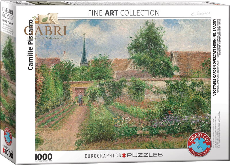EUROGRAPHICS Puzzle Zeleninová zahrada v Eragny 1000 dílků