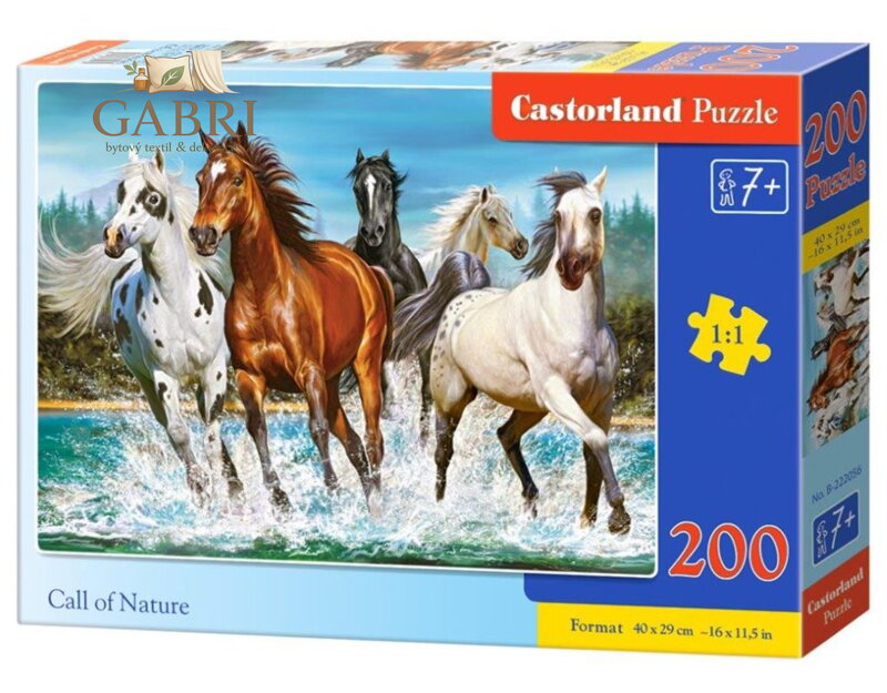 CASTORLAND Puzzle Volání přirody 200 dílků