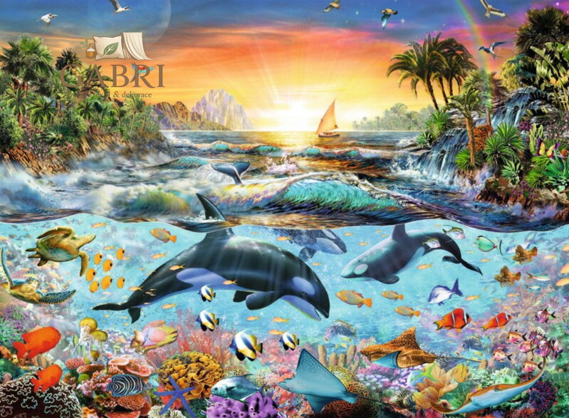 RAVENSBURGER Puzzle Velrybí zátoka XXL 200 dílků