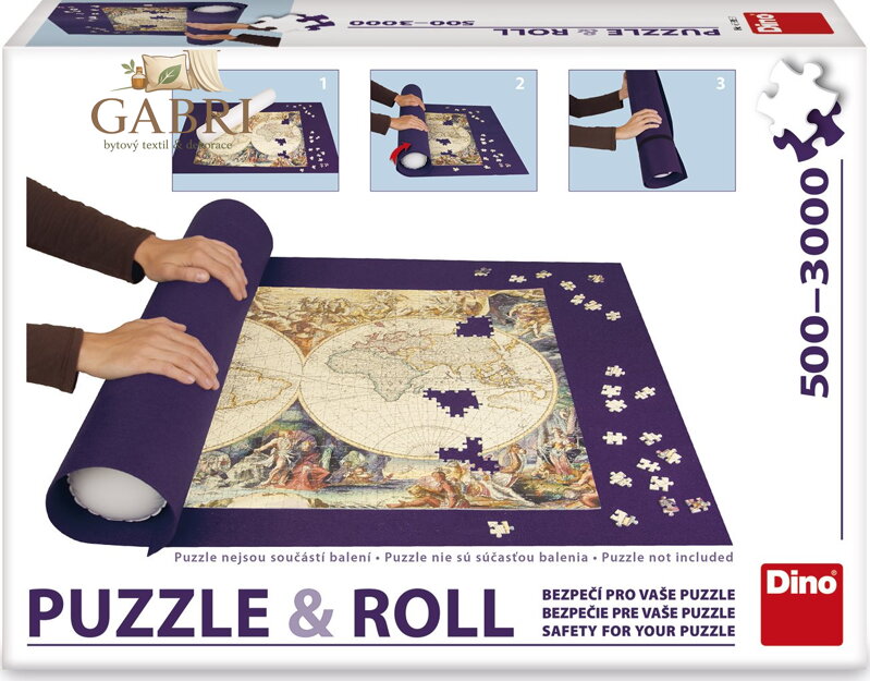DINO Rolovací podložka na puzzle 500-3000 dílků (164x100cm)