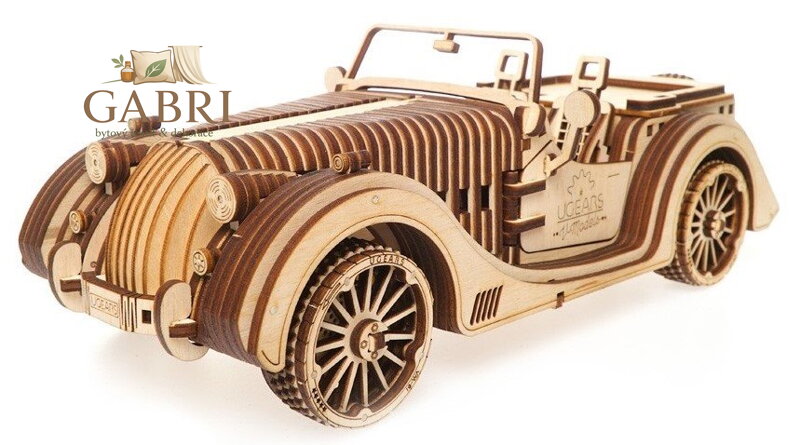 UGEARS 3D puzzle Roadster VM-01, 437 dílků
