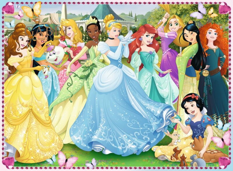 RAVENSBURGER Puzzle Disney princezny: Čas zazářit XXL 100 dílků