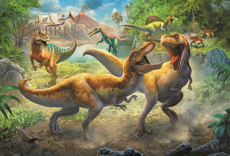 TREFL Puzzle Dinosauří souboj 160 dílků
