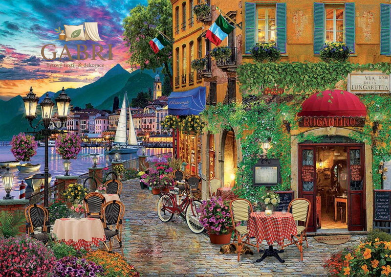 EDUCA Puzzle Italské kouzlo 2000 dílků