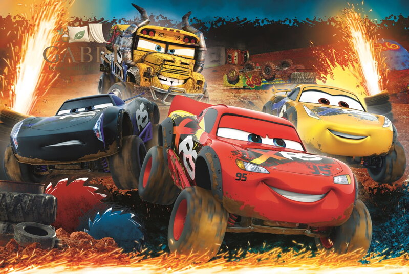 TREFL Puzzle Auta 3: Extrémní závod 100 dílků