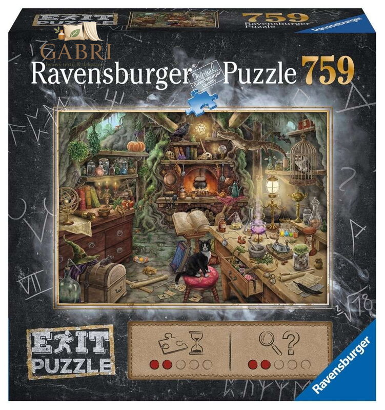 RAVENSBURGER Únikové EXIT puzzle Čarodějná kuchyně 759 dílků