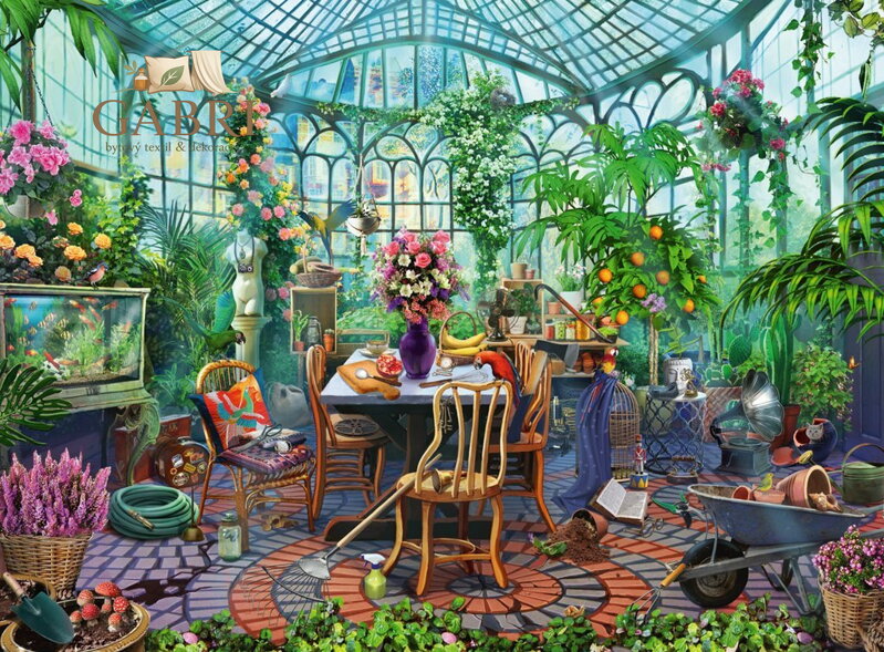 RAVENSBURGER Puzzle Ve skleníku 500 dílků