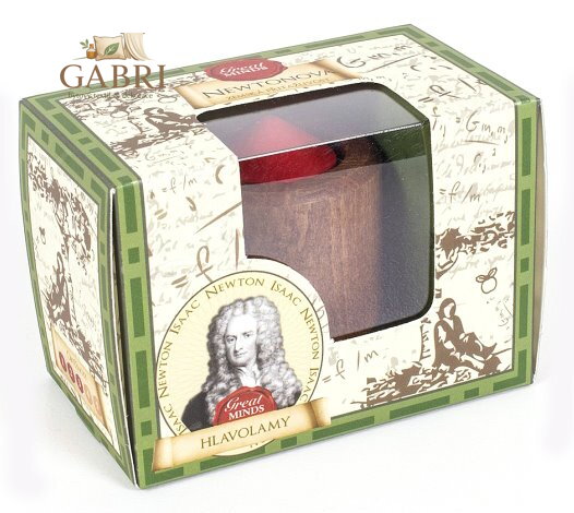 PROFESSOR PUZZLE Dřevěný hlavolam Great Minds: Newtonova zemská přitažlivost