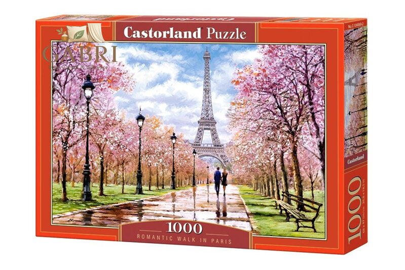 CASTORLAND Puzzle Romantická procházka v Paříži 1000 dílků