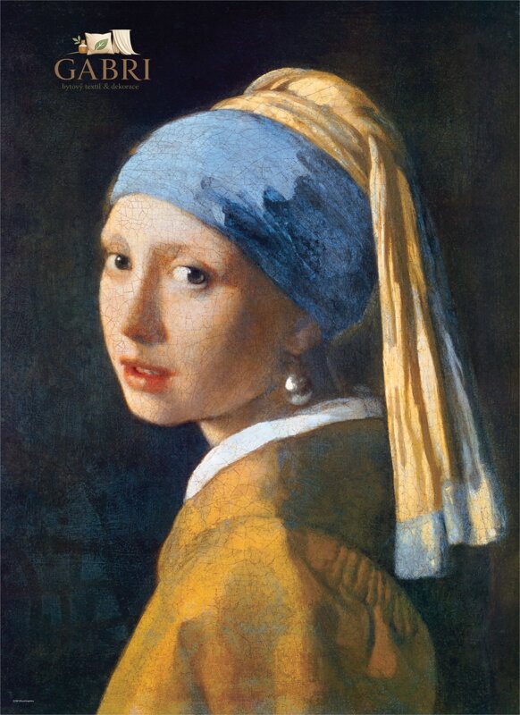 EUROGRAPHICS Puzzle Dívka s perlou 1000 dílků