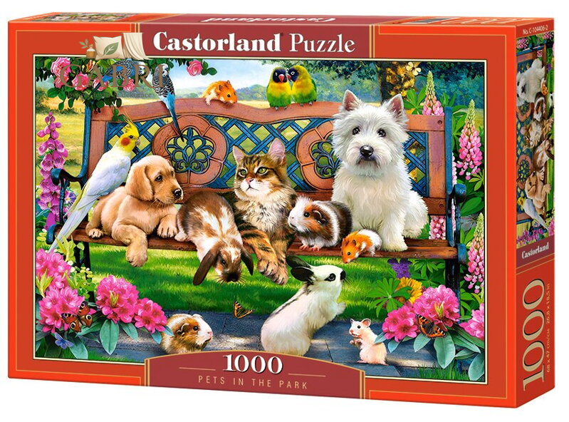 CASTORLAND Puzzle Mazlíčci v parku 1000 dílků