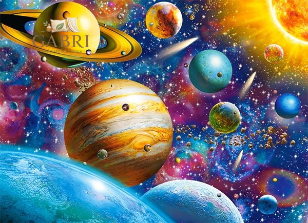 CASTORLAND Puzzle Sluneční soustava 100 dílků