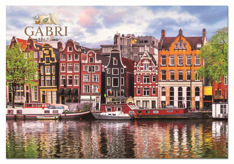 EDUCA Puzzle Tančící domy, Amsterdam 1000 dílků