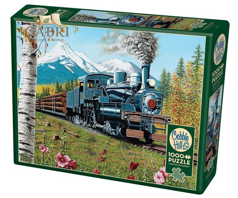 COBBLE HILL Puzzle Těžba dřeva 1000 dílků