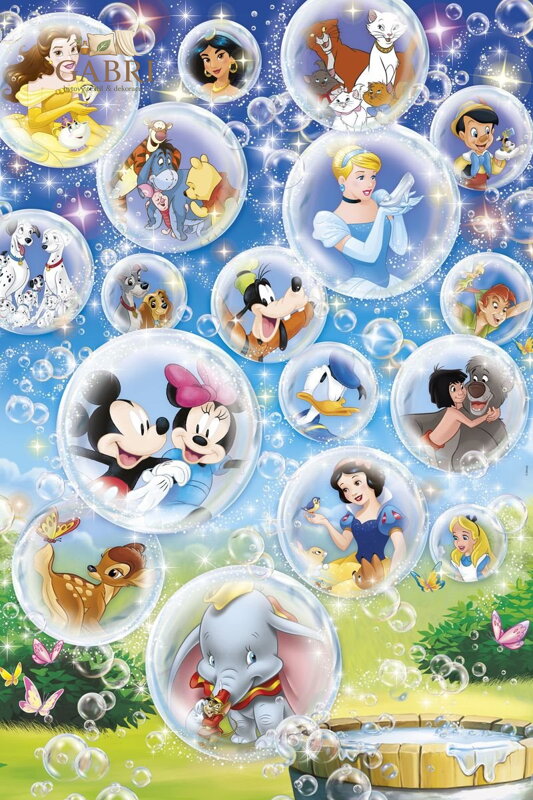 CLEMENTONI Puzzle Disney pohádky MAXI 60 dílků