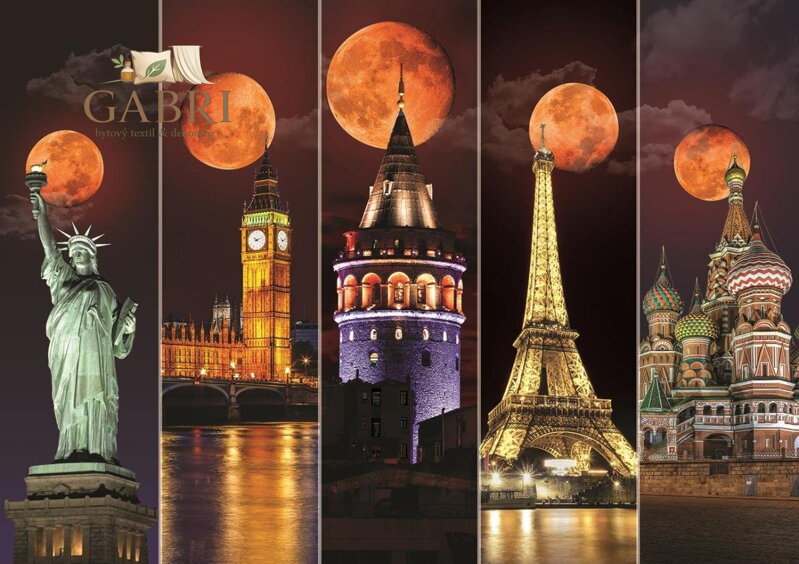 ART PUZZLE Puzzle Rudý měsíc 1500 dílků