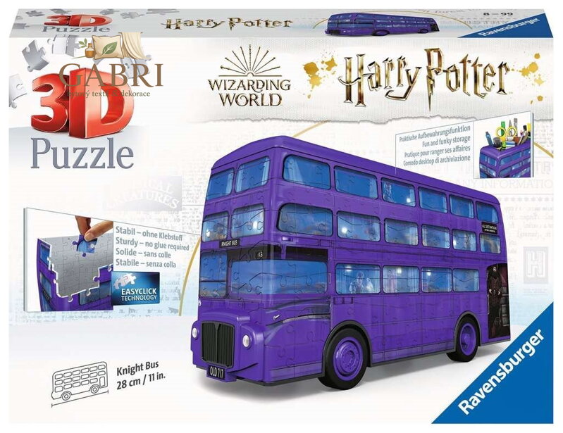 RAVENSBURGER 3D puzzle Harry Potter: Záchranný autobus 216 dílků