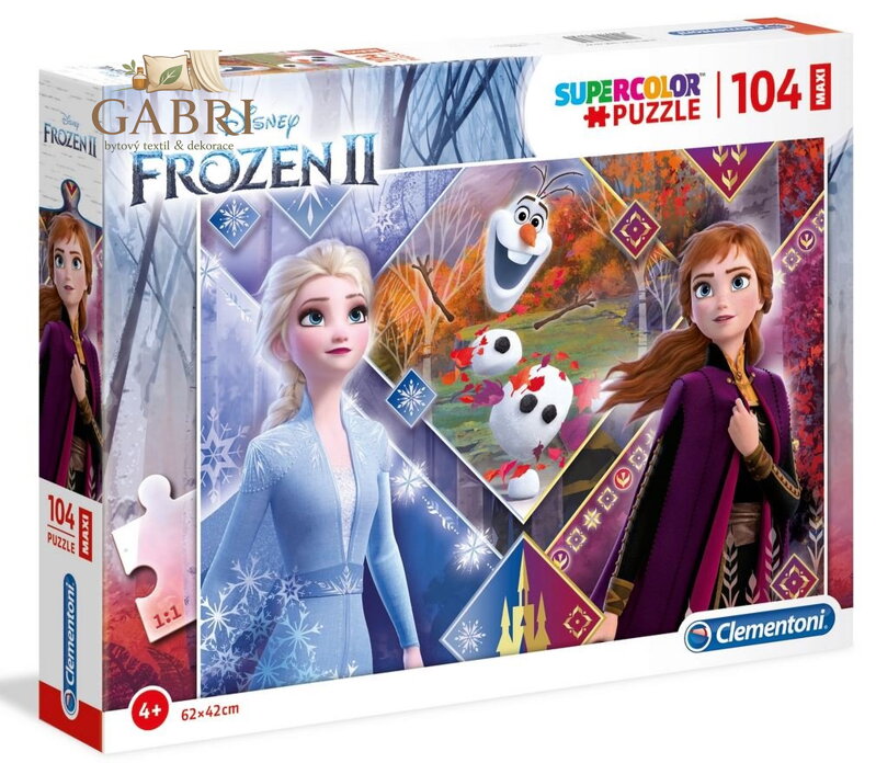 CLEMENTONI Puzzle Ledové království 2 MAXI 104 dílků
