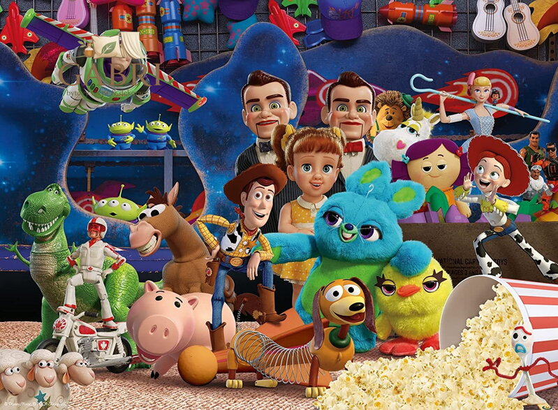 RAVENSBURGER Puzzle Toy Story 4: Záchrana XXL 100 dílků