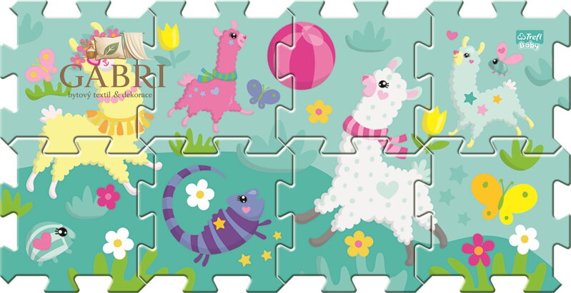 TREFL Pěnové puzzle Veselé lamy