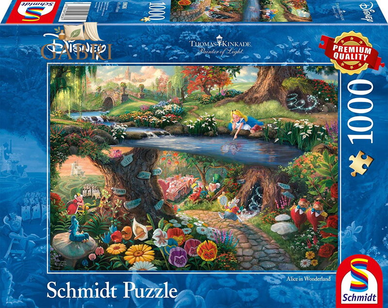 SCHMIDT Puzzle Alenka v říši divů 1000 dílků
